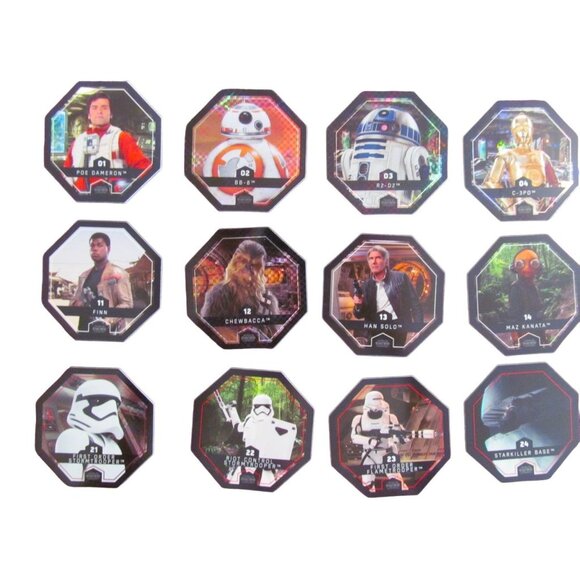 Disney Star Wars Cosmic Shells Complete Set of 72 Cards - Picture 5 of 16